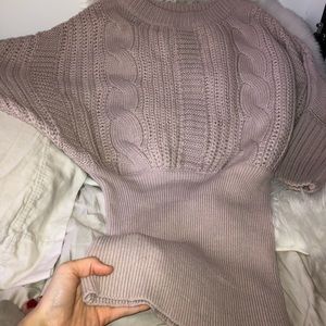 Cable Knit Sweater Dress